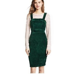 Amanda Uprichard  Corduroy Jumper Dress New